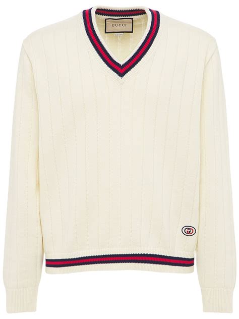 gucci v neck cardigan.